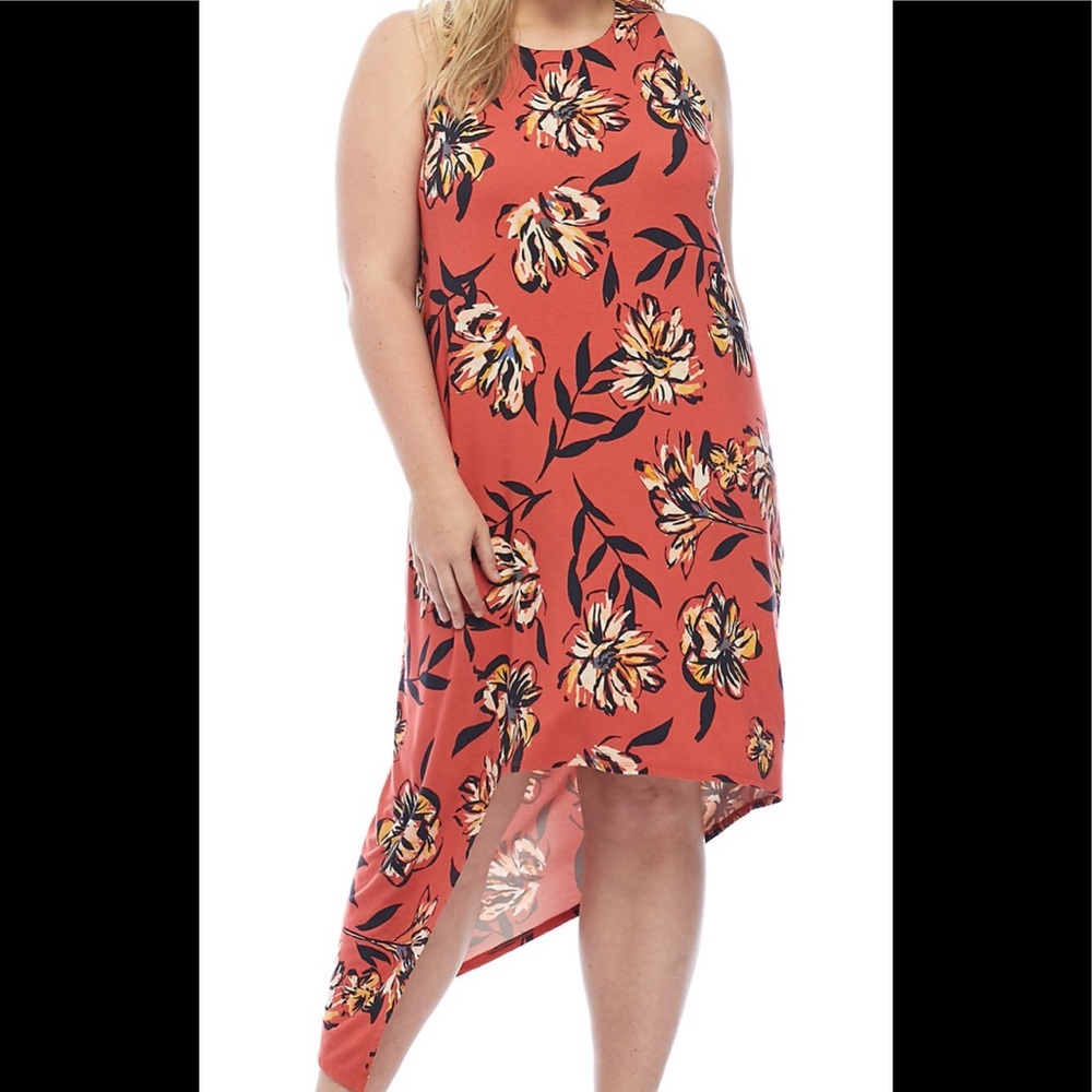 Plus Size High Low Dress